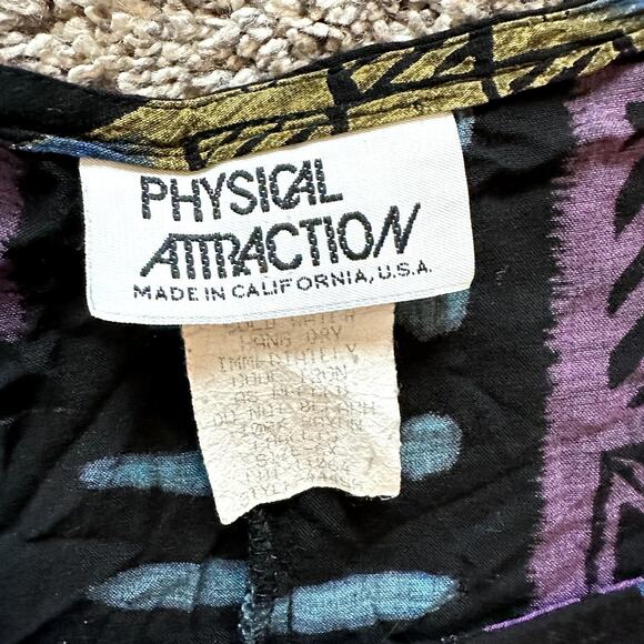 VTG PHYSICAL ATTRACTION Short Sleeve Top Size 6X Casual Classic Eclectic Indie - Picture 8 of 9